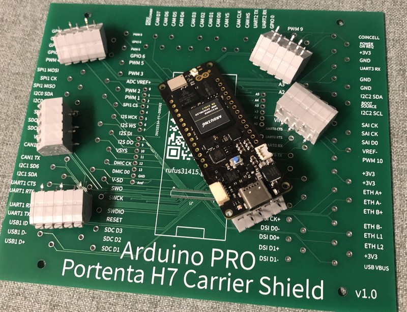 Arduino Portenta H7 development board